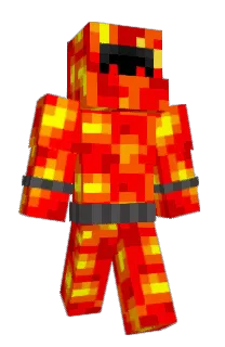 Front of Decaphobia's skin