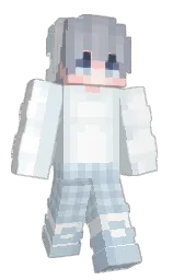 Poliburo's Minecraft skin wearing the Migrator cape