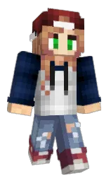 DayJunggle15's Minecraft skin wearing the Aurora cape