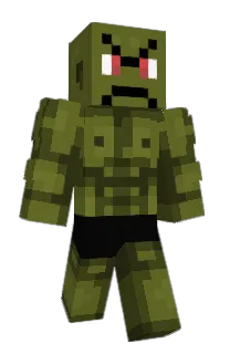 Front of Extolling's skin