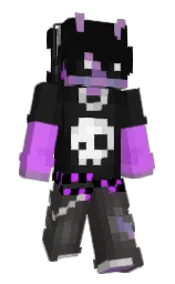 masala and cod gray Minecraft skin — Slim model — first worn by LuisFront