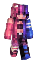 EnzoLegion's Minecraft skin wearing the Pan cape