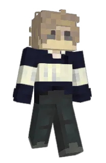 Front of Klarp's skin