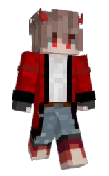 ItsJacon's Minecraft skin wearing the Menace cape