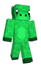 parsley and malachite Minecraft skin — Classic model — first worn by leafmoose