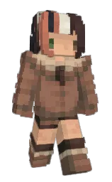 abbey and leather Minecraft skin — Slim model — first worn by _glom