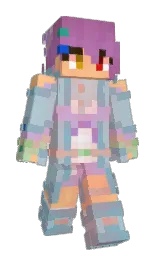 Sinroa's Minecraft skin wearing the Aurora cape