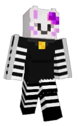 cod gray and black Minecraft skin — Classic model — first worn by Descraptco