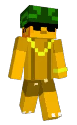 selective yellow and brown Minecraft skin — Slim model