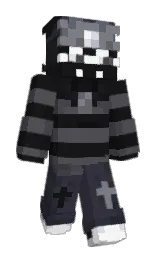 SmazaJack's Minecraft skin wearing the Aurora cape