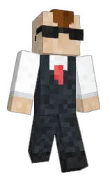 white and shark Minecraft skin — Classic model — first worn by MrAdolfSchmitler