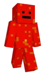 red and bamboo Minecraft skin — Classic model — first worn by Redman4396