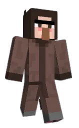 cocoa brown and ferra Minecraft skin — Classic model — first worn by AnartyChaut