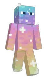 black and calico Minecraft skin — Slim model — first worn by archiveExist