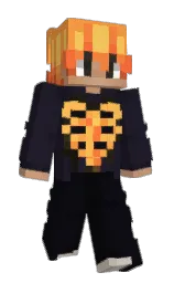 cinder and steel gray Minecraft skin — Slim model — first worn by NotKaan