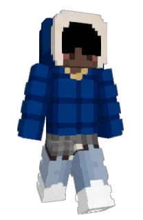 Front of Pinch's skin