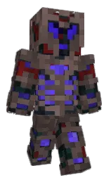 INFERNOV's Minecraft skin wearing the Migrator cape