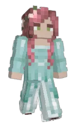 shadow green and black Minecraft skin — Slim model — first worn by Psychicwolf