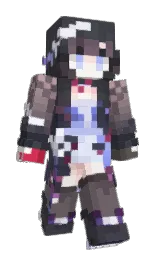 tuna and ship gray Minecraft skin — Slim model