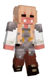 desert storm and metallic copper Minecraft skin — Classic model — first worn by shaharkade