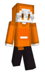 tenn and flush orange Minecraft skin — Slim model — first worn by horloger01