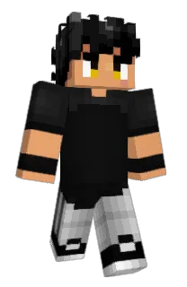 Front of Determind's skin
