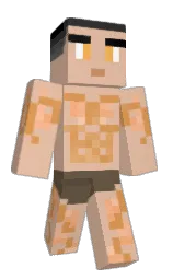 cashmere and tobacco brown Minecraft skin — Classic model