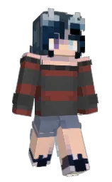 tundora and apricot peach Minecraft skin — Slim model — first worn by loveinthedepths