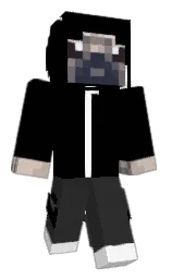 black and mine shaft Minecraft skin — Classic model