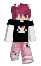black and concrete Minecraft skin — Slim model — first worn by czerlis