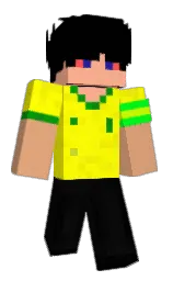 black and tumbleweed Minecraft skin — Classic model — first worn by nofaa