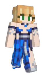 cinderella and porsche Minecraft skin — Slim model — first worn by Lokie8