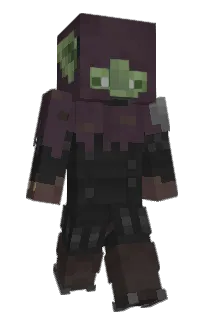 Front of calumuni's skin