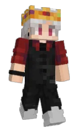 silver rust and cod gray Minecraft skin — Slim model — first worn by Sw1fht