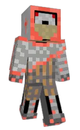 black and gray nickel Minecraft skin — Slim model — first worn by SIcoISDope
