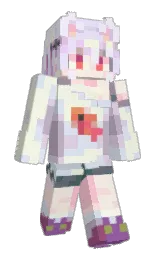 loafer and periwinkle gray Minecraft skin — Slim model — first worn by PCrystal00