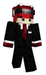 GCru's Minecraft skin wearing the Minecraft Experience cape