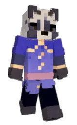 black russian and governor bay Minecraft skin — Slim model — first worn by melllunar