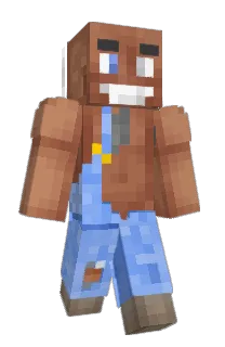 Front of Iver's skin