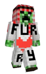 Rubix348's Minecraft skin wearing the Migrator cape