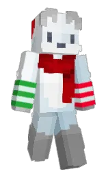 kamiya_raku_FOX's Minecraft skin wearing the Migrator cape