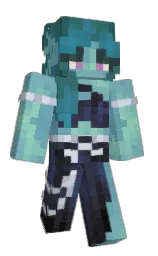 Oceansc's Minecraft skin wearing the Pan cape