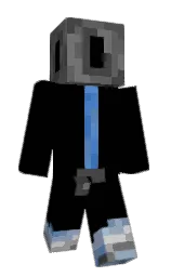 black and tundora Minecraft skin — Classic model