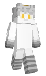 white and alto Minecraft skin — Slim model