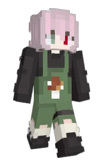 Front of Zorari's skin