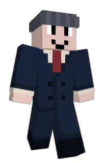 Front of Grefter's skin