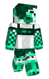 white and alabaster Minecraft skin — Slim model — first worn by kaedoeno