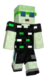 SavvyCreator915's Minecraft skin wearing the Vanilla cape