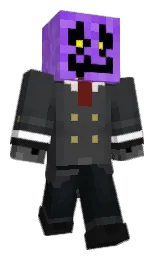 black and shark Minecraft skin — Classic model