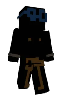 Front of dexte's skin